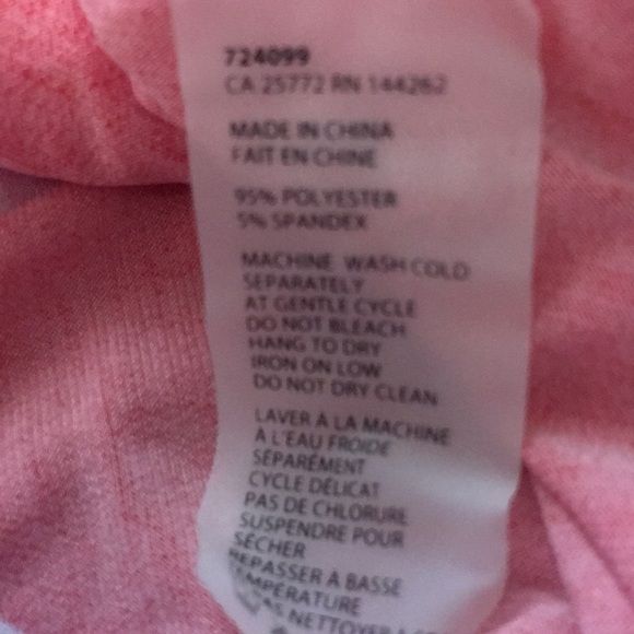 FYLO London Womens Tropical Hibiscus Top Orange Floral SZ L NWT - Picture 5 of 7